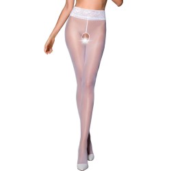 PASSION - TIOPEN 008 MEDIAS BLANCO 1/2 30 DEN PASSION WOMAN GARTER & STOCK 2