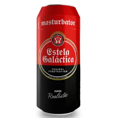 Masturbador Masculino Vagina Lata Cerveza Estela Galáctica