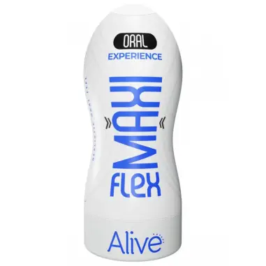 Maxi Flex Masturbador Masculino Boca Talla L | Alive