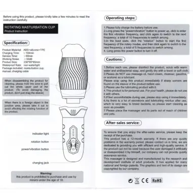 Belucci Oral Masturbador Vibrador Blanco | Armony