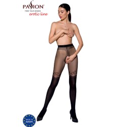 PASSION - TIOPEN 012 MEDIAS NEGRO 1/2 20/40 DEN PASSION WOMAN GARTER & STOCK