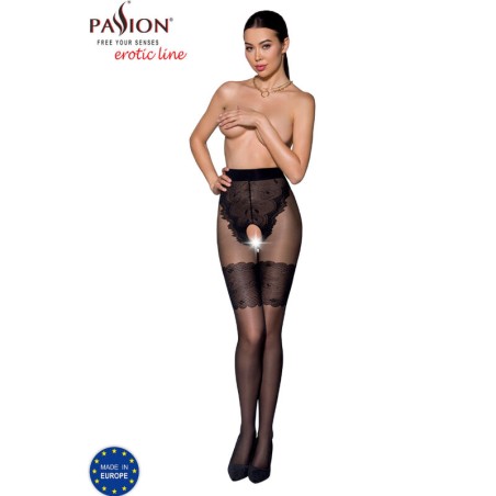 PASSION - TIOPEN 013 MEDIAS NEGRO 1/2 20/40 DEN PASSION WOMAN GARTER & STOCK