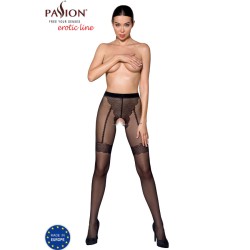 PASSION - TIOPEN 016 MEDIAS NEGRO 3/4 20 DEN PASSION WOMAN GARTER & STOCK 2