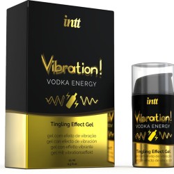 INTT - POTENTE ESTIMULANTE ÍNTIMO GEL VIBRADOR LIQUIDO VODKA 15ML INTT UNISEX AROUSAL GEL 2