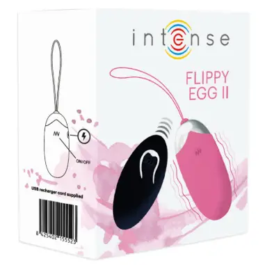 Flippy II Huevo Recargable Remoto Rosa - 12 Modos | Intense