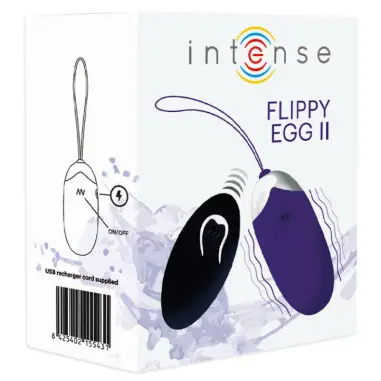 Flippy II Huevo Recargable Remoto Lila - 12 Modos | Intense