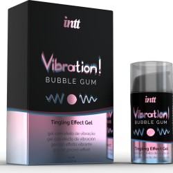 INTT - POTENTE ESTIMULANTE ÍNTIMO GEL VIBRADOR LIQUIDO CHICLE 15ML INTT UNISEX AROUSAL GEL 2