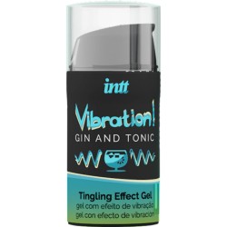 INTT - POTENTE ESTIMULANTE ÍNTIMO GEL VIBRADOR LIQUIDO GIN & TONIC 15ML INTT UNISEX AROUSAL GEL
