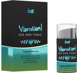 INTT - POTENTE ESTIMULANTE ÍNTIMO GEL VIBRADOR LIQUIDO GIN & TONIC 15ML INTT UNISEX AROUSAL GEL 2
