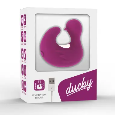 Dedal Pato Estimulador de Silicona Recargable Duckymania