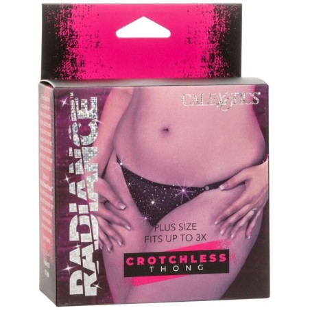 CALEXOTICS - RADIANCE TANGA SIN ENTREPIERNA PEDRERÍA TALLA GRANDE CALEXOTICS
