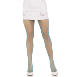 LEG AVENUE - PANTIMEDIAS REJILLA LYCRA AZUL LEG AVENUE HOSIERY