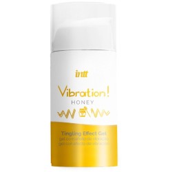 INTT - POTENTE ESTIMULANTE ÍNTIMO GEL VIBRADOR LIQUIDO MIEL 15 ML INTT UNISEX AROUSAL GEL