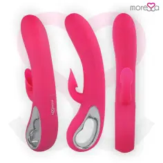 MORESSA - DUSTIN SUCCIONADOR CLITORIAL Y POTENTE VIBRACIÓN PREMIUM SILICONE RECARGABLE 2