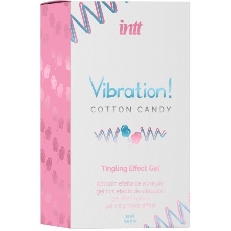 INTT - POTENTE ESTIMULANTE ÍNTIMO GEL VIBRADOR LIQUIDO ALGODÓN DE AZÚCAR 15 ML INTT UNISEX AROUSAL GEL