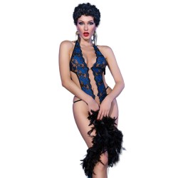 CHILIROSE - CR 4479 BODY CROTCHLESS AZUL S/M CHILIROSE BODIES