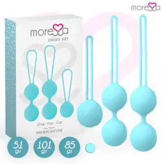 MORESSA - OSIAN SET Osian One 51 Gr / Osian Two 101 Gr / Osian Three 85 gr PREMIUM SILICONA TURQUESA 2