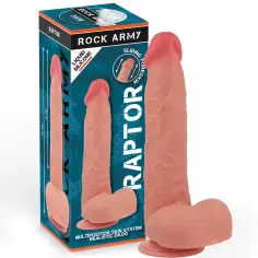 ROCKARMY - RAPTOR DILDO REALISTA DUAL DENSITY LIQUID SILICONE 24 CM -O- 4.4 CM 2