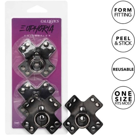 CALEXOTICS - EUPHORIA PEZONERAS JUNTA TÓRICA NEGRO CALEXOTICS