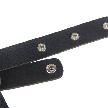 SUBBLIME - ARNÉS DE PECHO CADENAS CUERO NEGRO TALLA ÚNICA SUBBLIME FETISH
