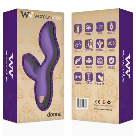 Donna Vibrador Silicona Recargable - 10 Modos | Womanvibe