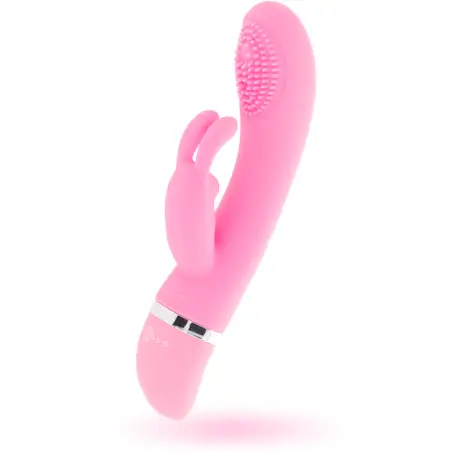 INTENSE - SUSY VIBRADOR OSCILANTE SILICONA RABBIT ROSA