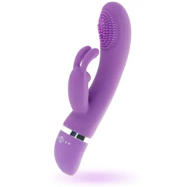 Susy Vibrador Oscilante Silicona Rabbit Lila | Intense