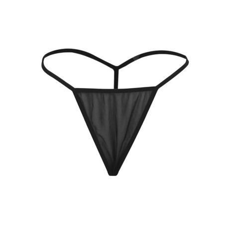SUBBLIME - BABYDOLL TELA DE TUL DETALLE ENCAJE Y FLOR NEGRO S/M SUBBLIME BABYDOLLS