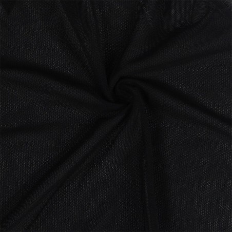 SUBBLIME - BABYDOLL TELA DE TUL DETALLE ENCAJE Y FLOR NEGRO S/M SUBBLIME BABYDOLLS