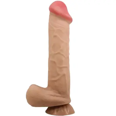 Pretty Love Sliding Skin Dildo 26 cm - Ventosa