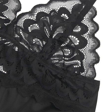 SUBBLIME - BABYDOLL CON ESTAMPADO FLORAL PECHO NEGRO S/M SUBBLIME BABYDOLLS