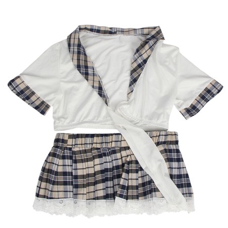 SUBBLIME - DISFRAZ DE COLEGIALA SEXY TOP Y FALDA L/XL SUBBLIME COSTUMES