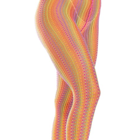 LEG AVENUE - MEDIAS DE CROCHET MULTICOLOR LEG AVENUE HOSIERY