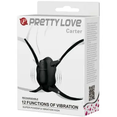 Strap On con Bala Vibradora Carter - 12 Modos | Pretty Love