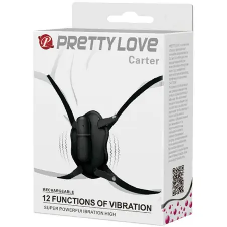Strap On con Bala Vibradora Carter - 12 Modos | Pretty Love