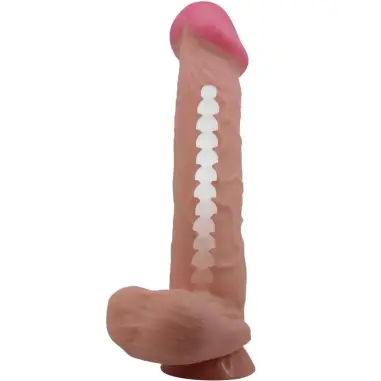 Pretty Love Sliding Skin Dildo Moreno 26 cm - Ventosa