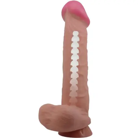 Pretty Love Sliding Skin Dildo Moreno 26 cm - Ventosa