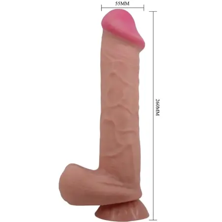 Pretty Love Sliding Skin Dildo Moreno 26 cm - Ventosa