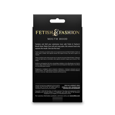 NS NOVELTIES - FETISH & FASHION PASAMONTAÑAS APERTURA DE BOCA NYLON BLANCO NS NOVELTIES