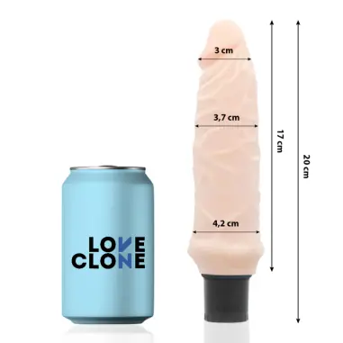 Ivar Vibrador Realístico Self Lubrication 20 cm Ø 3.7 cm