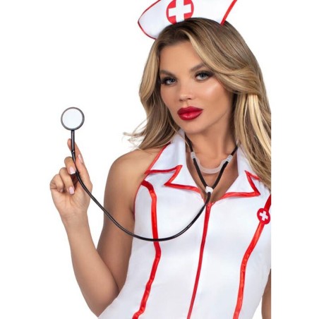 LEG AVENUE - DISFRAZ ENFERMERA JEFA BLANCO S/M LEG AVENUE COSTUMES