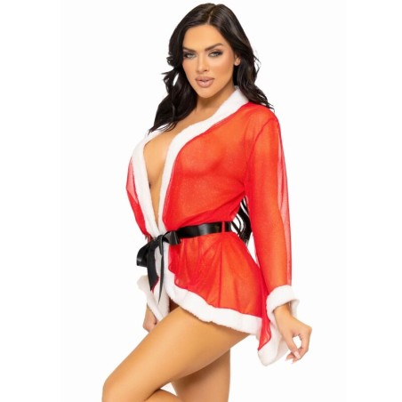 LEG AVENUE - DISFRAZ PICARDÍAS NAVIDEÑO SEXY SANTA ROJO M/L LEG AVENUE COSTUMES