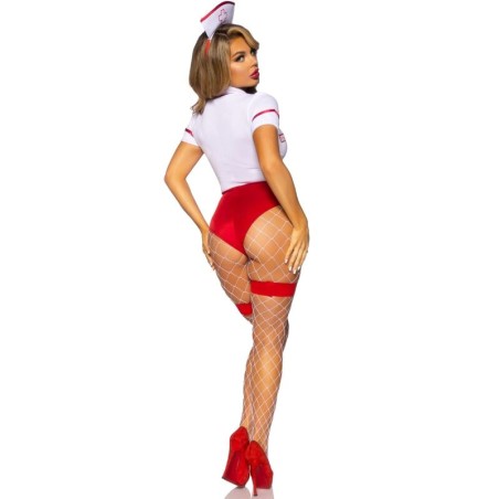 LEG AVENUE - DISFRAZ ENFERMERA SEXY ROJO/BLANCO M LEG AVENUE COSTUMES