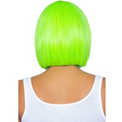 LEG AVENUE - PELUCA BOB FLUORESCENTE VERDE NEON LEG AVENUE ACCESSORIES 2