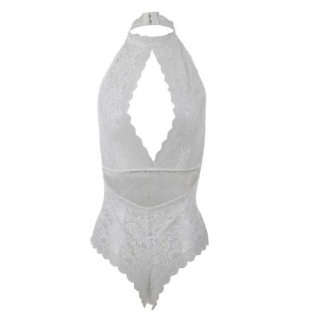 SUBBLIME - 953867 BODY DE ENCAJE BLANCO L/XL SUBBLIME BODYSTOCKINGS