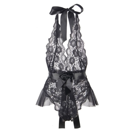 SUBBLIME - 930806 BODY SEXY CON VOLANTES NEGRO S/M SUBBLIME BODYSTOCKINGS