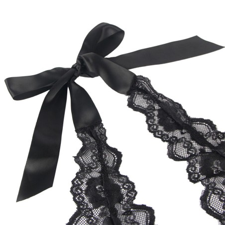 SUBBLIME - 930806 BODY SEXY CON VOLANTES NEGRO S/M SUBBLIME BODYSTOCKINGS