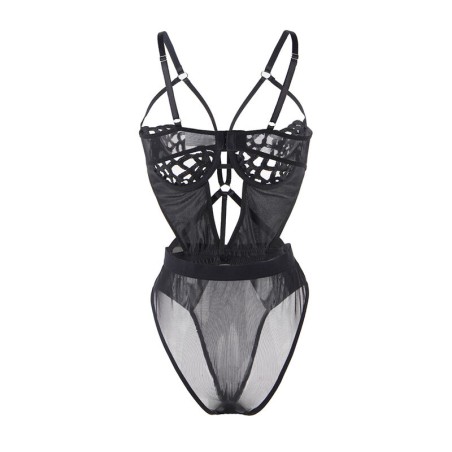 SUBBLIME - 954055 BODY SEXY DE ENCAJE NEGRO S/M SUBBLIME BODYSTOCKINGS