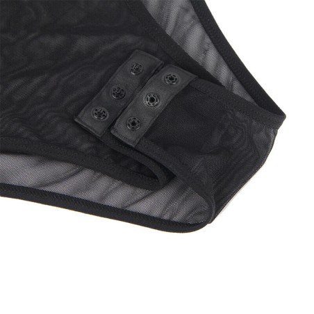 SUBBLIME - 954055 BODY SEXY DE ENCAJE NEGRO S/M SUBBLIME BODYSTOCKINGS