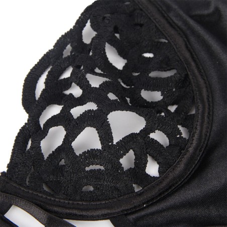 SUBBLIME - 954055 BODY SEXY DE ENCAJE NEGRO S/M SUBBLIME BODYSTOCKINGS